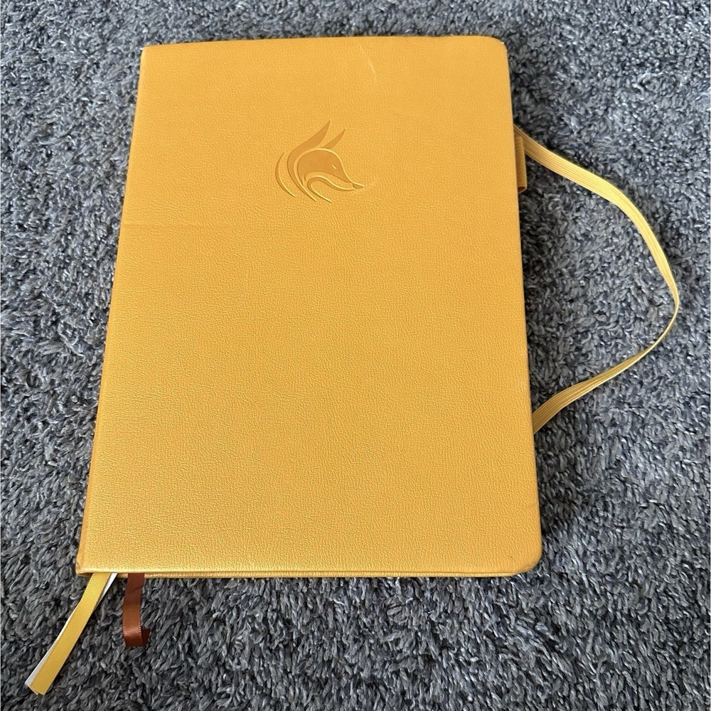 Clever Fox Teacher Planner Undated - Not Used, But Opened - Amber Yellow